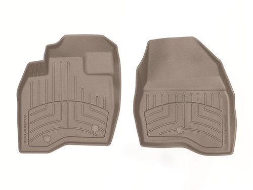 WeatherTech 2017+ Ford Explorer Front FloorLiner HP - Tan - 459811IM Photo - Primary