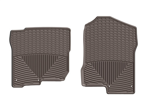 WeatherTech 2017+ Nissan Titan Front Rubber Mats - Cocoa - W455CO Photo - Primary