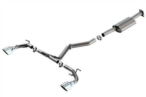 Borla 22-23 Subaru BRZ/Toyota GR86 2.4L RWD AT/MT S-Type Catback Exhaust - Polished Tips - 140909 Photo - Primary