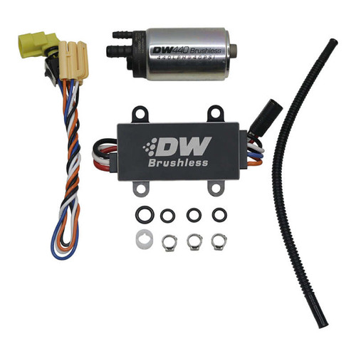 DeatschWerks DW440 440lph Brushless Fuel Pump w/+C102 Controller w/ Install Kit 14-19 Chevy Corvette - 9-442-C102-0911 Photo - Primary