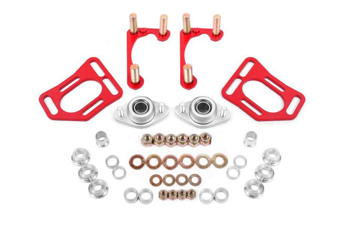 BMR 90-93 Fox Mustang Caster Camber Plates - Red - WAK731R User 1