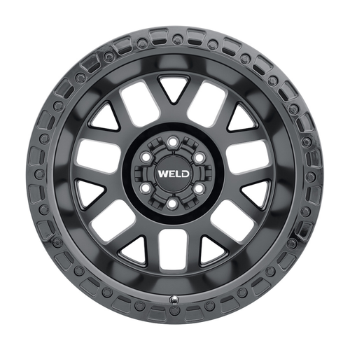 Weld Off-Road W104 20X9 Cinch 6X135 6X139.7 ET00 BS5.00 Satin Black - 106.1 - W10409098501 Photo - Close Up