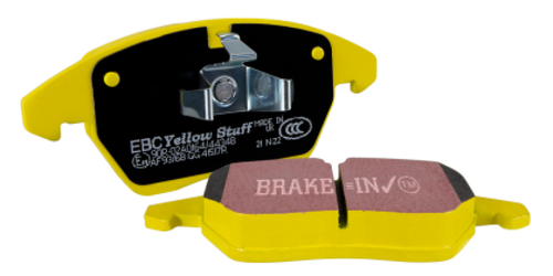 EBC 19-22 Mercedes-Benz GLC300 (Coupe C253) 4Matic 2.0T Yellowstuff Front Brake Pads - DP42408R User 1