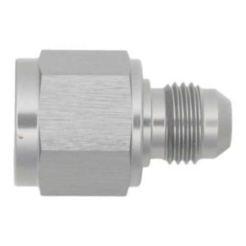 DeatschWerks 8AN Female Flare to 6AN Male Flare Reducer - Anodized DW Titanium - 6-02-0222 Photo - Primary