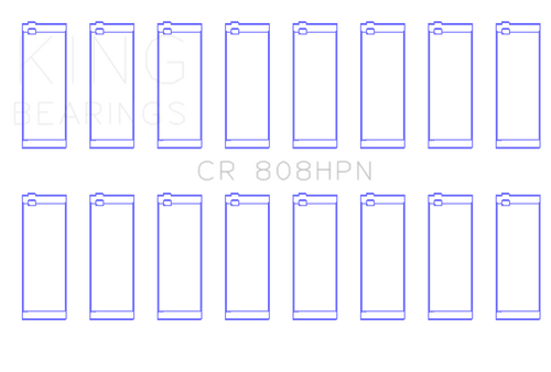 King Chevrolet Big Block 369-502 GEN IV/V/VI Rod Bearing Set - CR808HPN021 Photo - Primary