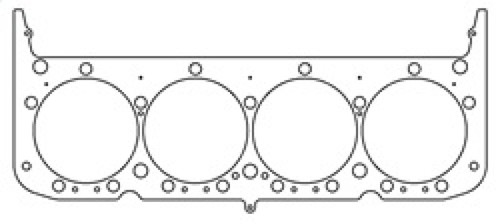 Cometic GM SB2.2 Small Block V8 4.165in Bore .040in MLS Cylinder Head Gasket w/ Steam Holes - C5323-040 Photo - Unmounted