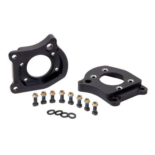 94-04 Mustang GT Brake Adapter Kit Adapts OEM GT Brakes to Late Big Ford Ends For Use With Tapered Axle Bearings