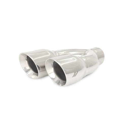 Mishimoto Universal Steel Muffler Tip 2.5in Inlet Dual Y Polished - MMEXH-TIP-QY25P User 1