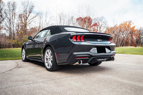 Corsa 24 Ford Mustang GT Conv. Xtreme Cat-Back Ex. Sys. 3.0in Dual Rear Ex w/4.5in Straight Cut Tips - 21271 Photo - Mounted