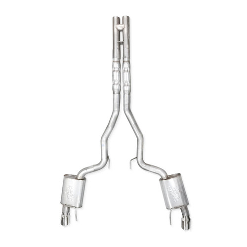 Stainless Works 2024 Mustang GT Catback Dual Tips Redline Sound H-Pipe Factory Connect Exhaust - M24CBHFCR Photo - Primary