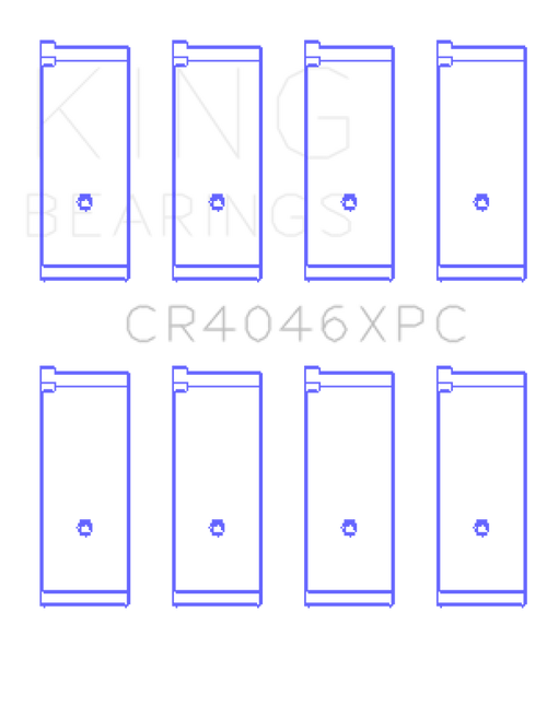 King Acura D16A1 (Size STDX) Performance Rod Bearing Set - CR4046XPCSTDX Photo - Primary