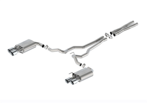 Ford Racing 2024 Mustang 5.0L Sport Cat-Back Exhaust - Chrome Tips - M-5200-M5SC Photo - Primary