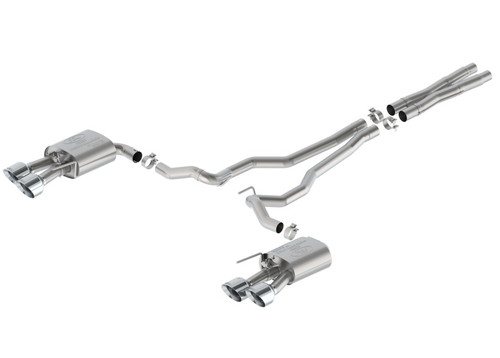 Ford Racing 2024 Mustang 5.0L Sport Cat-Back Exhaust W/Valance - Chrome Tips - M-5200-M5SCVA Photo - Primary