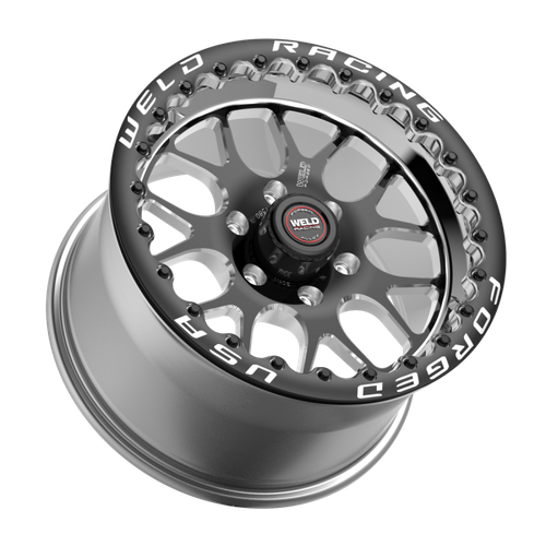 Weld S77 17x9.5 RT-S HD 6x135 BP / 6.2in. BS +24mm Offset Black Beadlock Wheel - 77LB7095Y62F Photo - Close Up