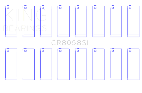 King Ford 6.2L V8 (Size +.50) Connecting Rod Bearing Set (Set of 8) - CR8058SI0.5 Photo - Primary