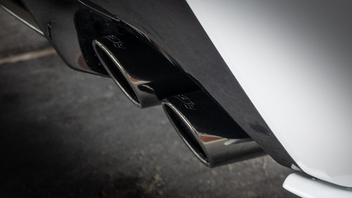 Borla 15-24 Lexus RC F Axle-Back Exhaust System S-Type - Black Chrome - 11981BC Photo - Close Up