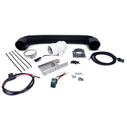 DEI 15-24 Honda Pioneer 1000-3/1000-5/1000-6 (Non CA Models) Auxiliary Fan Kit w/Manual Control - 902481 Photo - Primary