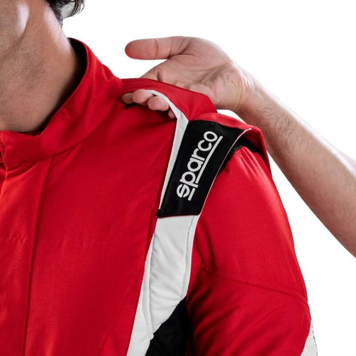 Sparco Suit Superleggera 54 Red/White - 00114254RNBI Photo - Close Up