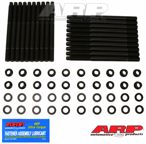 ARP Ford Fontana SVO Block w/Yates Heads 12pt Head Bolt Kit - Black - 254-4302 Photo - Primary