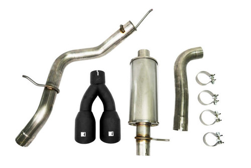 Roush 19-23 Ford Ranger 2.3L Performance Catback Exhaust w/ Black Tips - 422179-BLK Photo - Primary