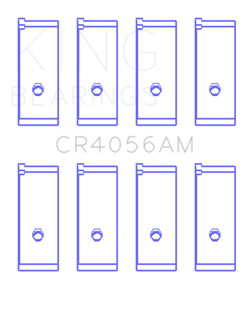 King Engine Bearings Suzuki G15A/G16A/B (Size +0.50mm) Connecting Rod Bearing Set - CR4056AM0.5 Photo - Primary