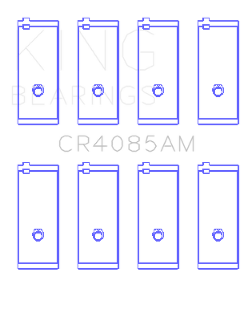 King Engine Bearings Toyota 2T/3T/3T-G/4T-G (Size +0.25mm) Connecting Rod Bearing Set - CR4085AM0.25 Photo - Primary