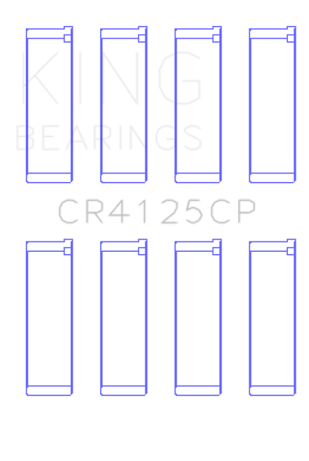 King Engine Bearings Subaru Ej20/Ej22/Ej25 (Incl. Turbo) (Size +0.25mm) Connecting Rod Bearing Set - CR4125CP0.25 Photo - Primary