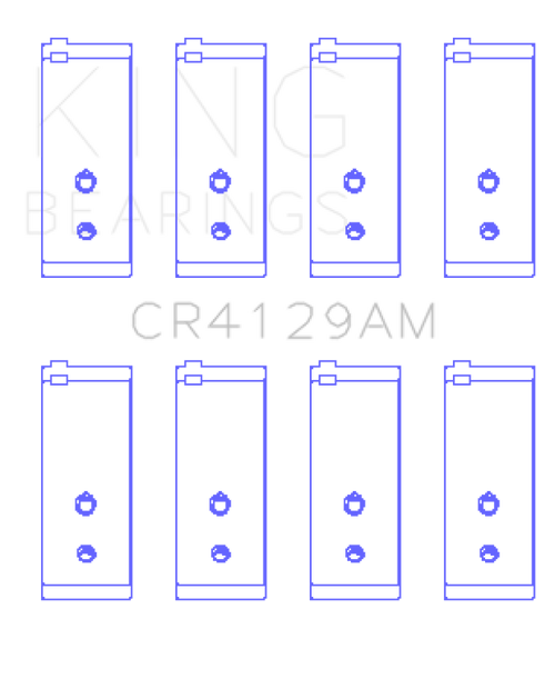 King Engine Bearings Toyota 18R/21R (Size +0.75mm) Connecting Rod Bearing Set - CR4129AM0.75 Photo - Primary