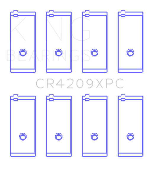 King Engine Bearings Toyota 3Sgte/16V 2.0L (Size +.026mm) Connecting Rod Bearing Set - CR4209XPC.026 Photo - Primary