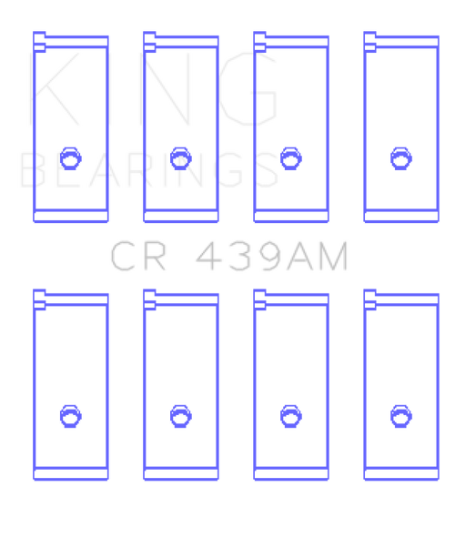 King Engine Bearings Honda A18A1/A20A1/B20A3/Bs1/Es/ET1-2 (Size +1.0mm) Connecting Rod Bearing Set - CR439AM1.0 Photo - Primary