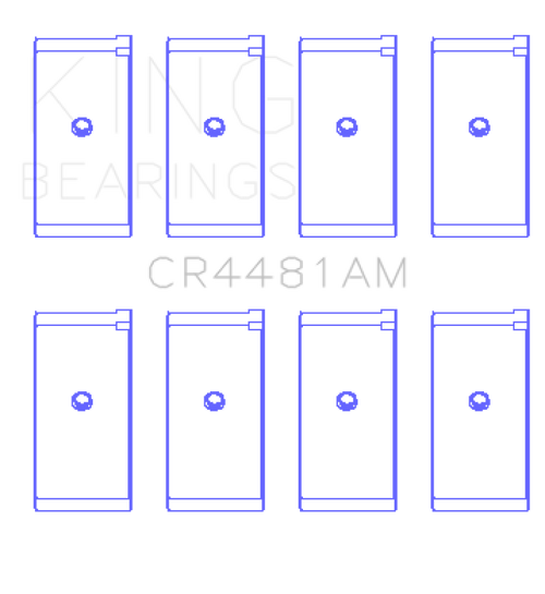 King Engine Bearings Mitsubishi G32/G63 (Size +1.0mm) Connecting Rod Bearing Set - CR4481AM1.0 Photo - Primary