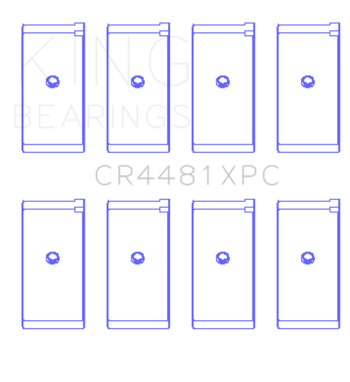 King Engine Bearings Mitsubishi 4G63/4G64/->1992 (Size +.026mm) Connecting Rod Bearing Set - CR4481XPC.026 Photo - Primary