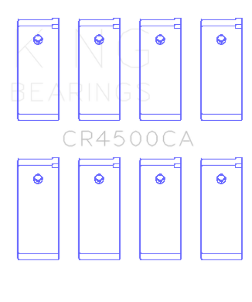 King Engine Bearings Nissan Yd22/Yd25 (Size +0.50mm) Connecting Rod Bearing Set - CR4500CA0.5 Photo - Primary