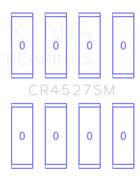 King Engine Bearings VW/Audi CAva/CAxa/Blf/Blg/Bts (Size +0.25mm) Connecting Rod Bearing Set - CR4527SM0.25 Photo - Primary