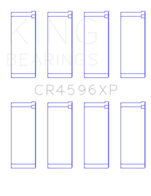 King Engine Bearings BMW S14B20/S14B23/S14B25 (Size STDX) Connecting Rod Bearing Set - CR4596XPSTDX Photo - Primary