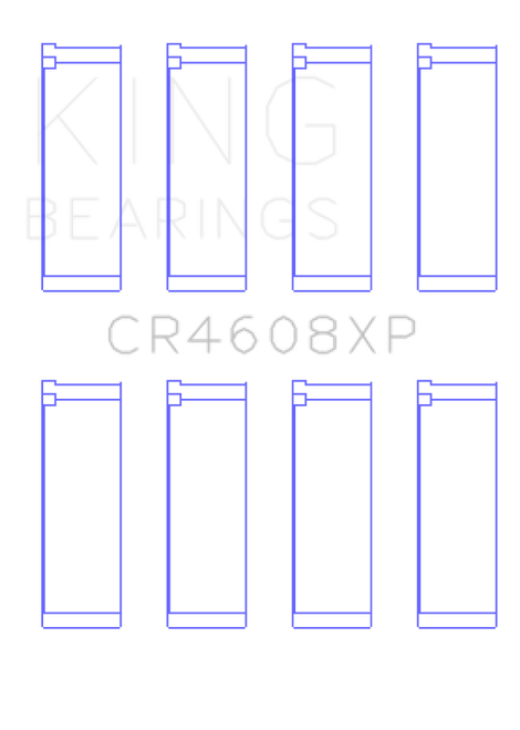 King Engine Bearings Toyota 2Zz-Ge (Size +0.25mm) Connecting Rod Bearing Set - CR4608XP0.25 Photo - Primary