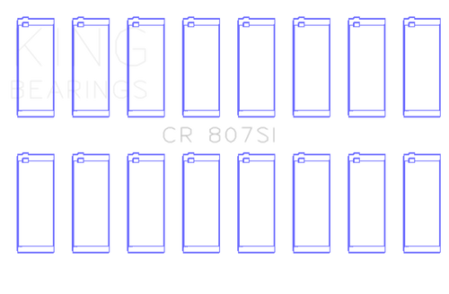 King Engine Bearings ChevrolET SBC 307Ci 350Ci & Gen Iii/Iv (Size STDX) Connecting Rod Bearing Set - CR807SISTDX Photo - Primary