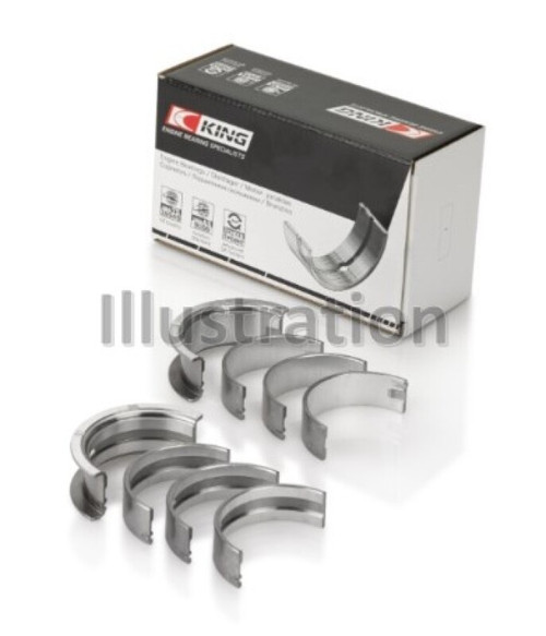 King Engine Bearings Opel C25Xa/X25Xa (Size +0.25mm) Main Bearing Set - MB4049SI0.25 Photo - Primary