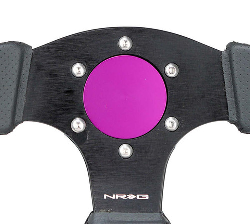 NRG Horn Delete Plate Flush Fitting - Purple - STR-150PP Photo - Close Up