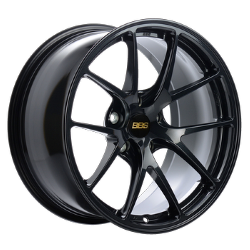 BBS RI-A 18x11 5x120 ET37 PFS Metallic Black Subtle Blue Flake Wheel -82mm PFS/Clip Req - RIA048BB Photo - Primary
