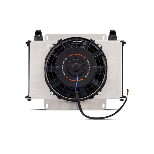 Mishimoto Universal Oil Cooler Kit 25-Row Cooler and 1x 8in Fan - MMOC-25-K User 1