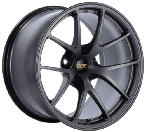 BBS RI-A 19x9 5x130 ET50 CB71.6 Matte Graphite Wheel -82mm PFS/Clip Required - RIA056MGR Photo - Primary