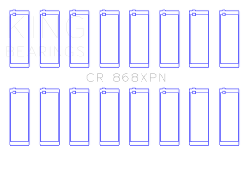King Ford Prod V8 4.6L/5.4L Performance Rod Bearing Set - Size STD - CR868XPN Photo - Primary