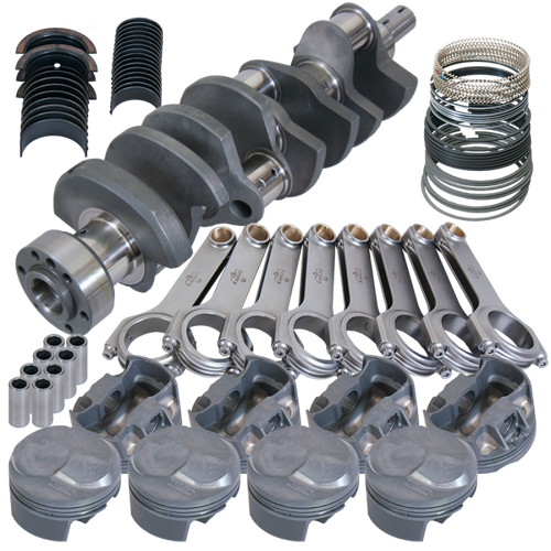 Eagle Chevy Tall 454 1Pc 4.250in Crank 6.800in H-Beam 43cc Dome 4.320in Pistons Rotating Assembly - 11813070 Photo - Primary