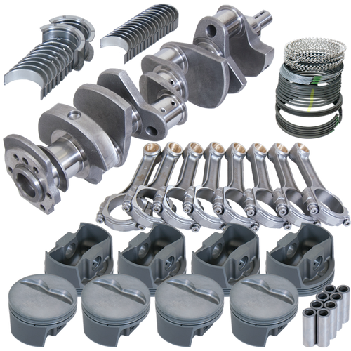 Eagle Chevy LT1350 1Pc 3.750in Crank 5.700in I-Beam Rods -5cc 4.030in Pistons Rotating Assembly - 13006L030 Photo - Primary