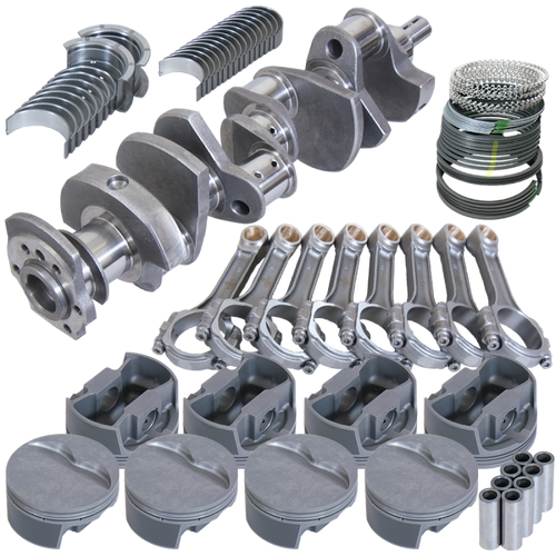 Eagle Chevy 350 3.750in Crank 6.000in I-Beam Rods -5cc Flat Top 4.030in Pistons Rotating Assembly - 13007030 Photo - Primary