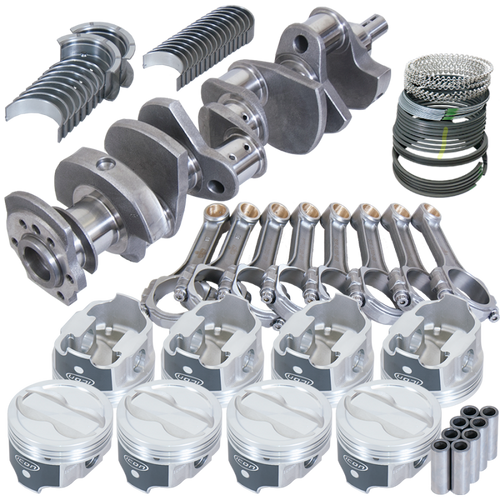 Eagle Chevy 350 3.750in Crank 5.700in I-Beam Rods -18cc 4.000in Pistons Rotating Assembly - 13304000 Photo - Primary