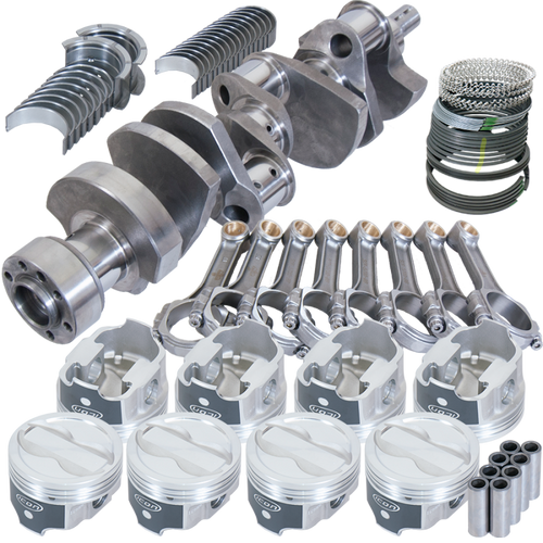 Eagle Chevy LT1350 1Pc 3.750in Crank 5.700in I-Beam Rods -18cc 4.000in Pistons Rotating Assembly - 13574L000 Photo - Primary