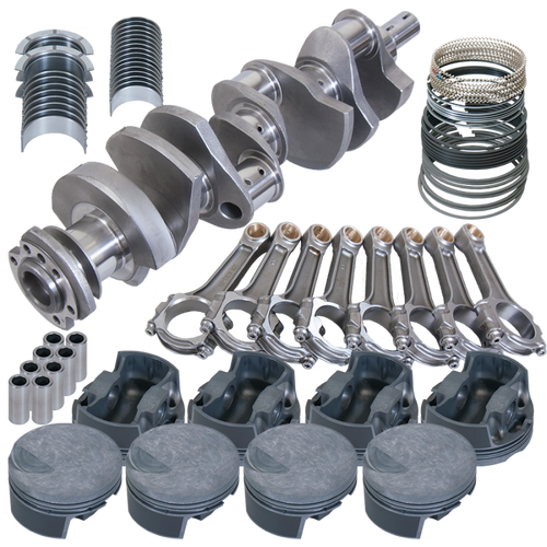 Eagle Chevy 454 4.250in Crank 6.385in I-Beam Rods -3cc Flat Top 4.350in Pistons Rotating Assembly - 18020100 Photo - Primary