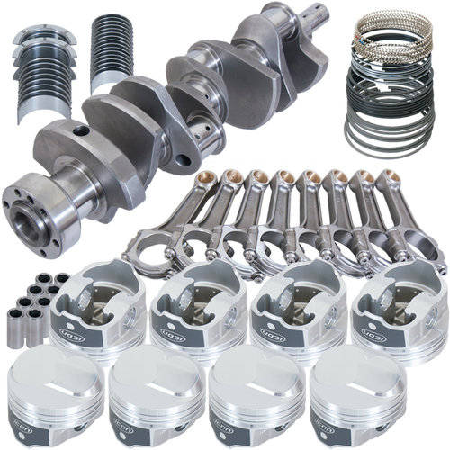 Eagle Chevy 454 1Pc 4.000in Crank 6.135in I-Beam Rods 43cc Dome 4.350in Pistons Rotating Assembly - 18326L100 Photo - Primary
